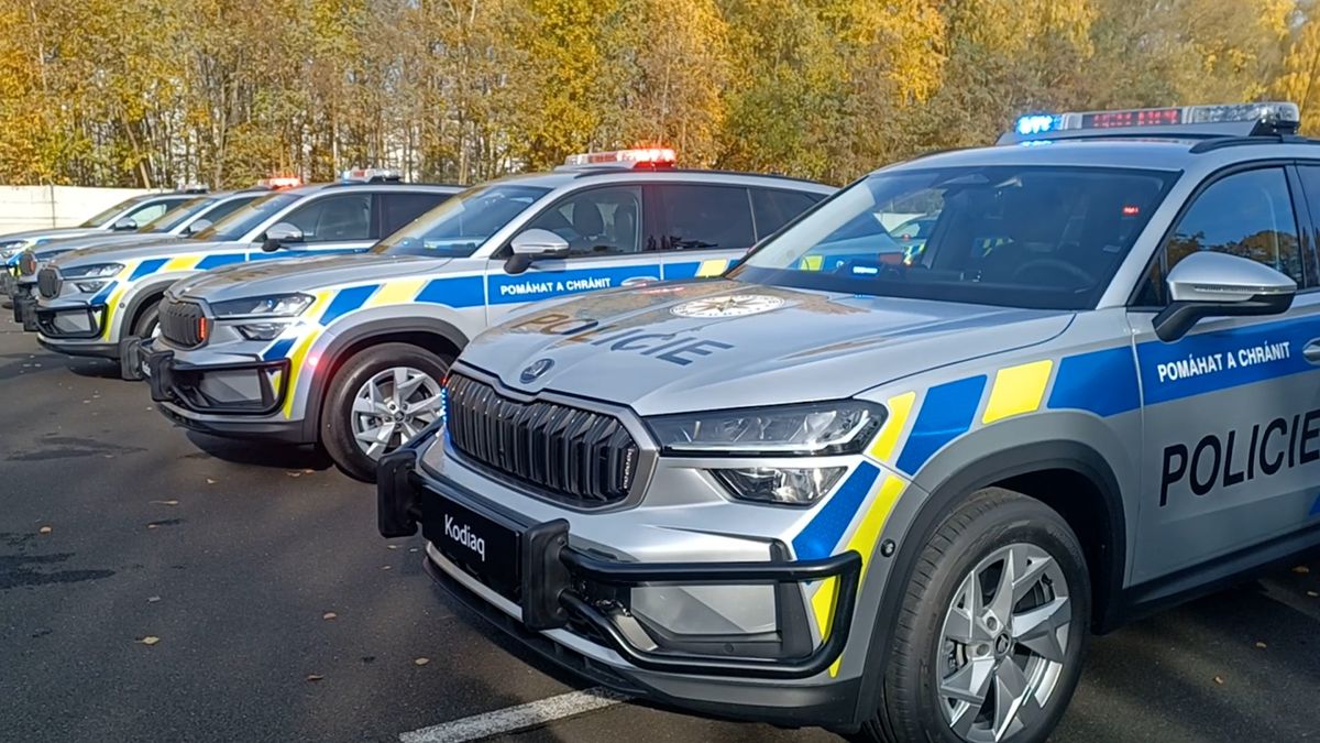 I kodiaq už umí PIT manévr. Policie převzala SUV s ochranným rámem